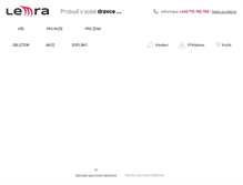 Tablet Screenshot of lemra.cz